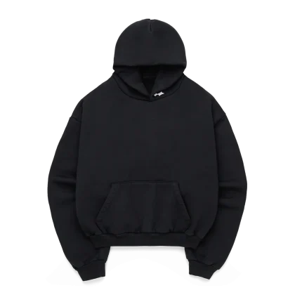 Skylrko Oversize Black Pullover Hoodie